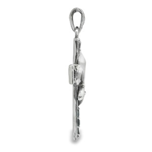 Pandantiv- Cruce Argint Fleur-de-lis Cubic Zirconia Myint - Img 2