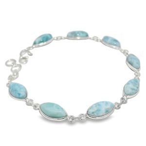 Bratara Argint Larimar Vanya - Img 2
