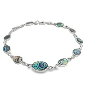 Bratara Argint Sidef Abalone Waan
