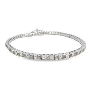 Bratara Argint Sultanit de laborator si Cubic Zirconia Liv