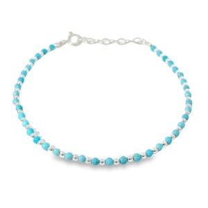 Bratara Argint Turquoise Rosnai
