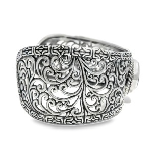 Bratara Fixa Argint realizata manual Larimar Cinta - Img 2