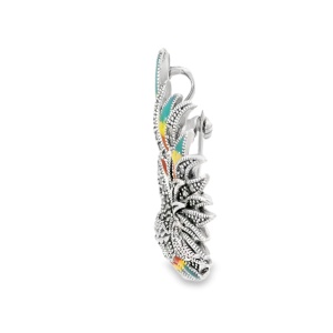 Brosa Argint cu Marcasite Colette - Img 2