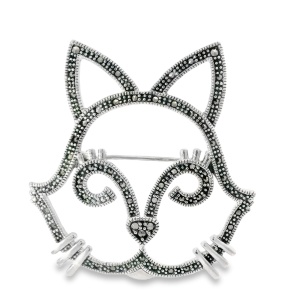 Brosa Argint cu Marcasite Juliette