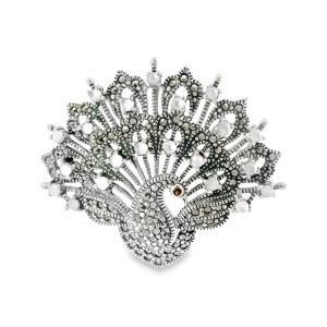 Brosa Argint cu Marcasite Louise