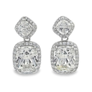 Cercei Argint cu sistem de inchidere cu surub Cubic Zirconia Zelie