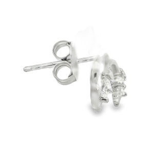 Cercei din Argint cu surub Cubic Zirconia Yasmine - Img 2
