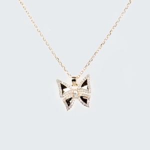 Colier Argint suflat Aur 585 Goldie