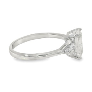Inel Argint Cubic Zirconia Alb Cald Julia - Img 2
