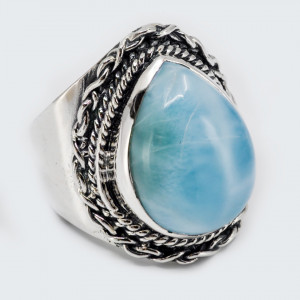 Inel Argint Larimar Kirti - Img 2