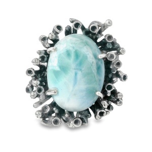 Inel Argint Larimar Kolval