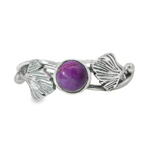 Inel Argint Purple Copper Turquoise Naree