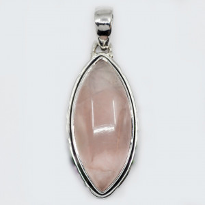 Pandantiv Argint Statement Quartz Roz Laya