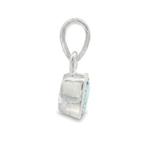 Pandantiv Argint Topaz Albastru Hinni - Img 2