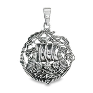 Pandantiv Argint Unisex Eternal Viking Ship