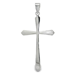 Pandantiv-Cruce Argint Unisex Simple Cross
