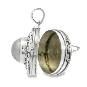 Pandantiv- Locket Argint realizat manual Perla de Apa Dulce Sitti - Img 2