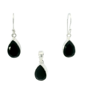 Set Argint Onix Suravi