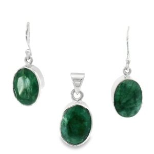 Set Argint Set Argint Radacina de Smarald Nimbha