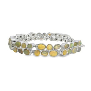 Bratara Argint Opal Etiopian Idika - Img 3