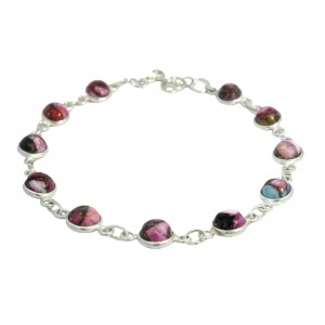 Bratara Argint Turquoise Oyster Roz Jasleen