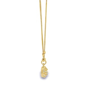 Bratara de picior Argint suflat Aur 585 Cubic Zirconia Lou - Img 2