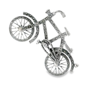 Brosa Argint cu Marcasite Clarette