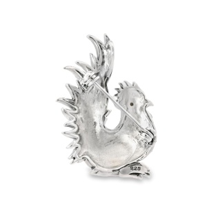 Brosa Argint cu Marcasite Colette - Img 3