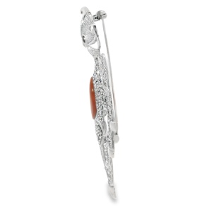Brosa Argint cu Marcasite Francine - Img 2