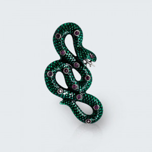 Brosa pandantiv snake