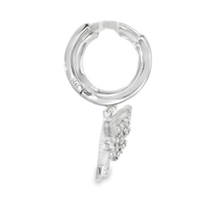 Cercei Argint creola Zirconia Otthilde - Img 2