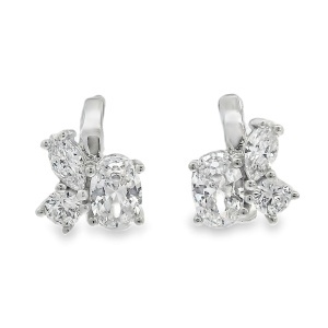 Cercei Argint cu sistem de inchidere tip huggies Cubic Zirconia Isabeau