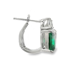 Cercei Argint cu sistem de inchidere tip Omega Cubic Zirconia Corinne - Img 2