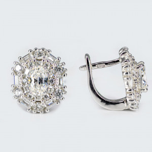 Cercei Argint Zirconia Ninette - Img 2