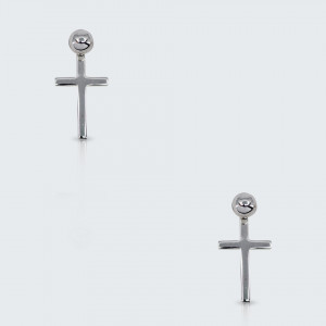 Cercei cu surub simple big cross