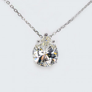 Colier Argint Zirconia Lisette Alb Cald - Img 2