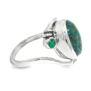 Inel Argint Chrysocolla Riddhi - Img 2
