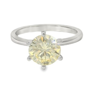 Inel Argint Cubic Zirconia Galben-Sampanie Ginetta
