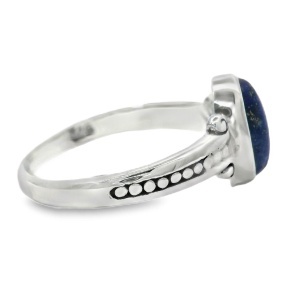Inel Argint realizat manual Lapis Lazuli Dita - Img 2