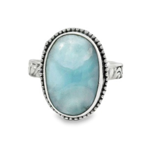Inel Argint realizat manual Larimar Ikhlas