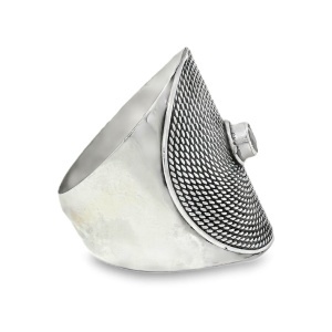 Inel Argint realizat manual Peridot Dewanis - Img 2