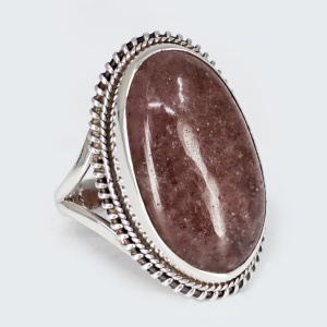 Inel Argint Strawberry Quartz Yagnitha - Img 2