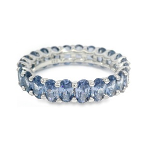 Inel Eternity Argint Cubic Zirconia Tanzanit Odette