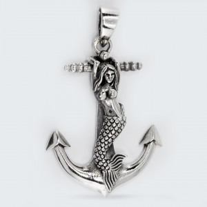 Pandantiv argint unisex Mermaid of Temptation