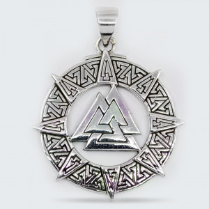 Pandantiv argint unisex Valknut