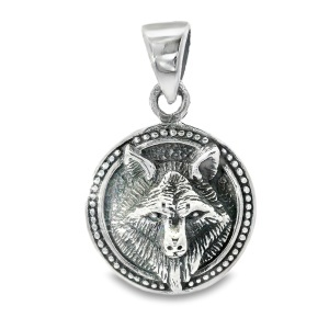 Pandantiv Argint Unisex Wolf I