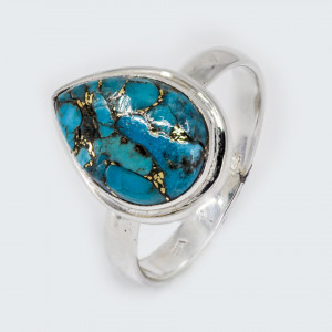 Set Argint Blue Copper Turquoise Perla Ifrith - Img 3