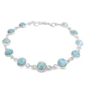 Bratara Argint Larimar Saanzi