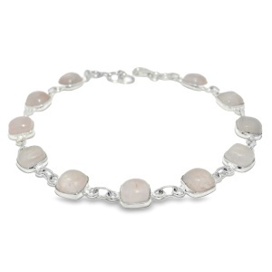 Bratara Argint Quartz Roz Padma