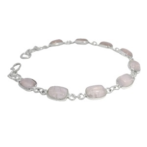 Bratara Argint Quartz Roz Zainab - Img 2